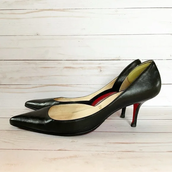 Christian Louboutin Black Napa Sixties size 40 - Picture 10 of 12
